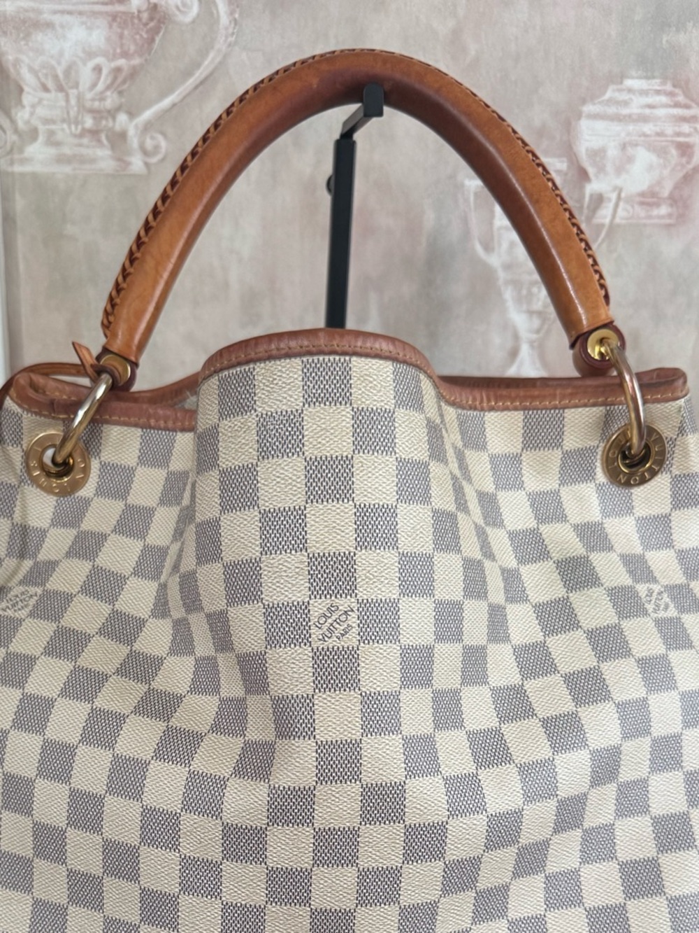 LOUIS VUITTON GM ARTSY AZURE HOBO BAG - Picture 5 of 13